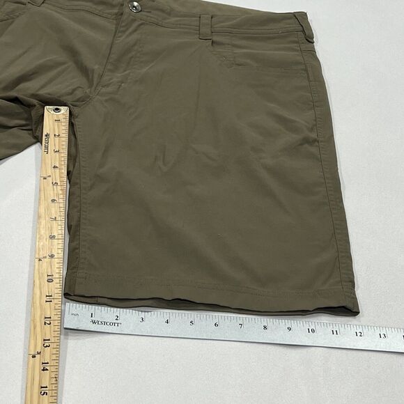 Marmot Khaki Green Nylon Hiking Cargo Outdoor Stretch Shorts Mens‎ Size 38 XXL - Picture 11 of 11